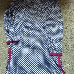 Roller Rabbit Blue and White Swim Coverup